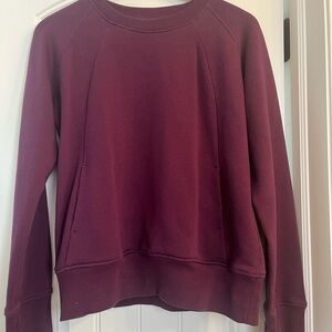 ZYIA Burgundy Sweatshirt